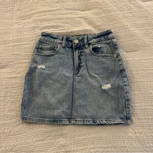 Garage Denim Mini Skirt